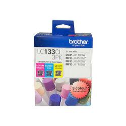 Genuine Brother LC133 CMY Colour Pack