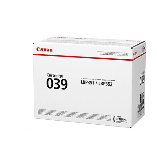 Genuine Canon CART039 Black Toner