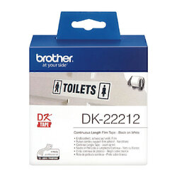 Brother DK22212 White Roll