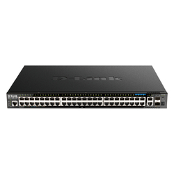 D-Link 52-Port Gigabit Smart Managed Stackable L3 Switch with 48 1000Base-T &amp; 2 10GBase-T/SFP+Ports