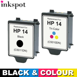 HP Compatible 14 Black & Colour Twin Pack