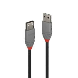 Lindy 5m USB-A 2.0 Cable - Anthra Line