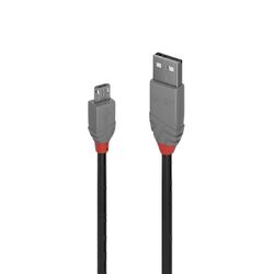 Lindy 1m USB-A 2.0 to Micro-B - Anthra Line