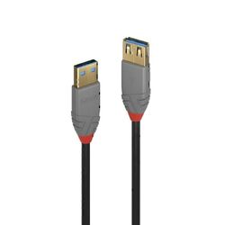 Lindy 2m USB-A 3.0 Extension Cable - Anthra Line