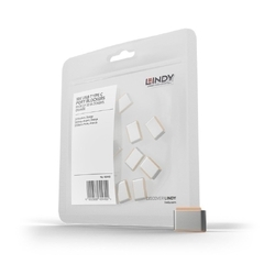 Lindy USB-C Port Blockers - 10 Pack (Orange)