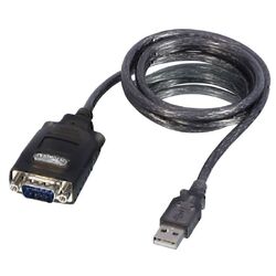 Lindy USB-A to RS-232 Serial Converter with COM Retention