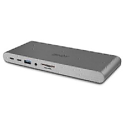 Lindy DST-Pro 5K XT USB-C Laptop Dock (4K HDMI | 5K DisplayPort | 100W Charging)
