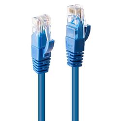 Lindy 0.5m CAT6 U/UTP Gigabit Network Cable - Blue