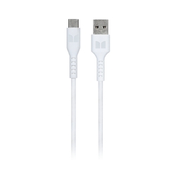 Monster USB-C to USB-A Thermo Plastic Elastometer Cable - White 2m