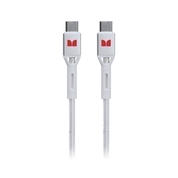 Monster USB-C to USB-C Braided Cable - White 2m