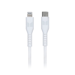 Monster Lightning to USB-C Thermo Plastic Elastometer Cable - White 2m