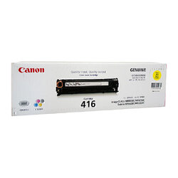 Genuine Canon CART416 Yellow Toner