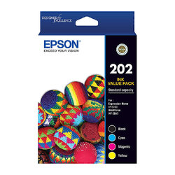 Genuine Epson 202 4 Ink Value Pack
