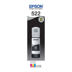 Genuine Epson 522 Black Ink Bottle