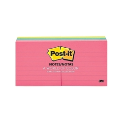 Post-It Lined Notes Cape Town 76 x 76mm 6-Pack