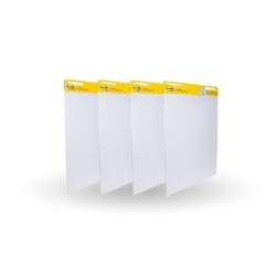 Post-It Super Sticky Easel Pad White 635 x 775mm 4-Pack