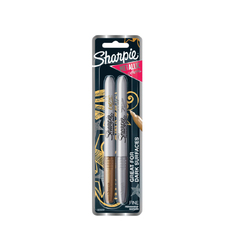 Sharpie Permanent Marker Metallic Assorted 2-Pack - Box of 6 (12 Total)