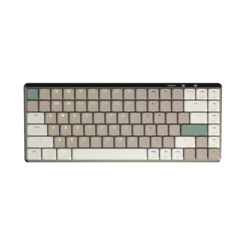 Azio Cascade Slim Low-Profile Wireless Hot-Swappable Keyboard - Bronze
