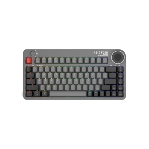 Azio FOQO Pro Wireless Hot-Swappable Keyboard - Space Gray Dark