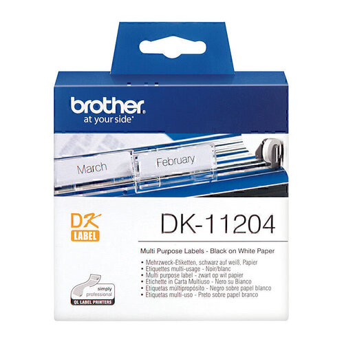 Brother DK11204 White Label