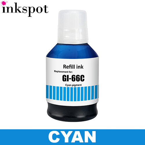 Canon Compatible GI66 Cyan Ink Bottle