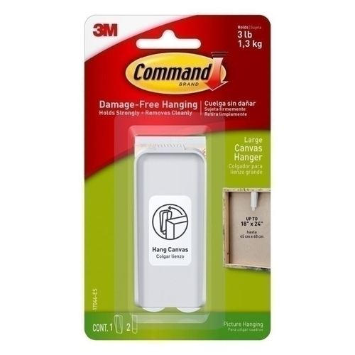 Command Large Canvas Hanger - Box of 4