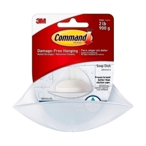 Command BATH14-ES Soap Dish - Box of 2