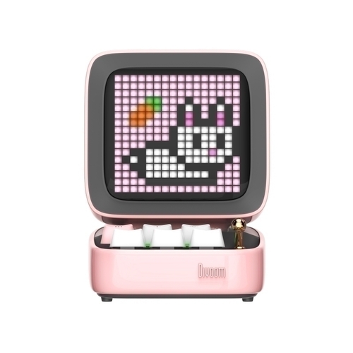 Divoom DITOO PRO Retro Pixelart 15-Watt Bluetooth Speaker - Pink