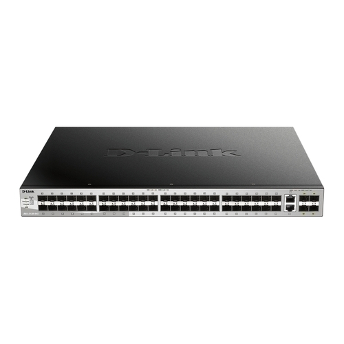 D-Link 54 port Stackable Gigabit SFP Layer 3+ Switch with 6 10GbE ports