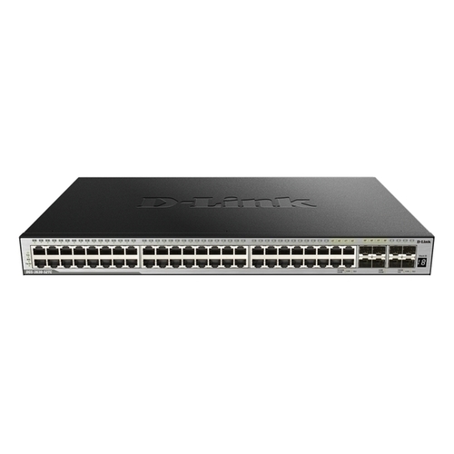 D-Link 52-Port Layer 3 Stackable Gigabit Switch with 4 10GbE Ports