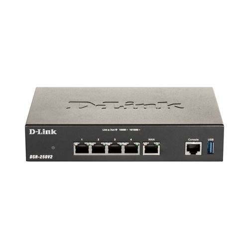D-Link DSR-250V2 5-Gigabit Port VPN Router
