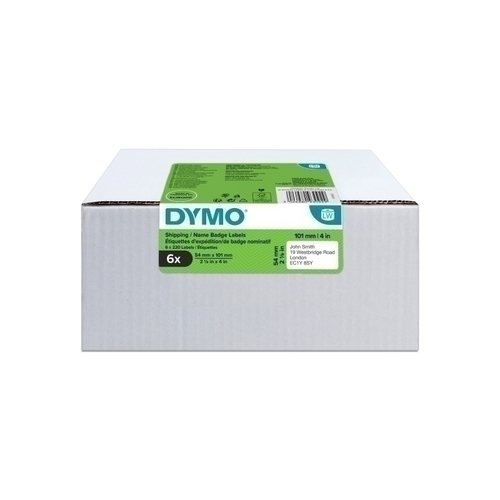 Dymo Shipping Label 54x101mm 6 Pack