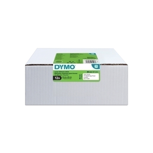 Dymo Large Address Labels 36X89mm 12 Pack