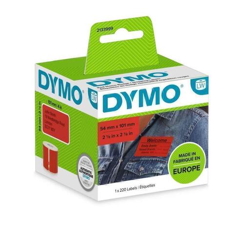 Dymo Shipping Label 54X101mm Red