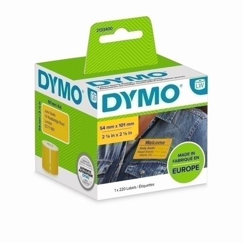 Dymo Shipping Label 54x101mm Yellow