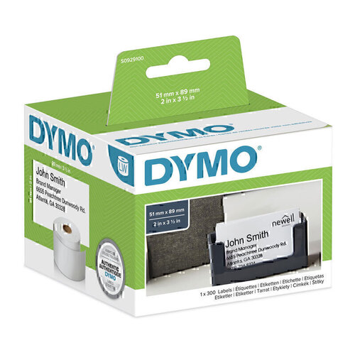 Dymo Label Writer 51mm x 89mm White Labels