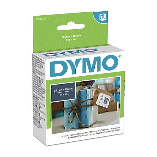 Dymo Label Writer 25mm x 25mm White Labels