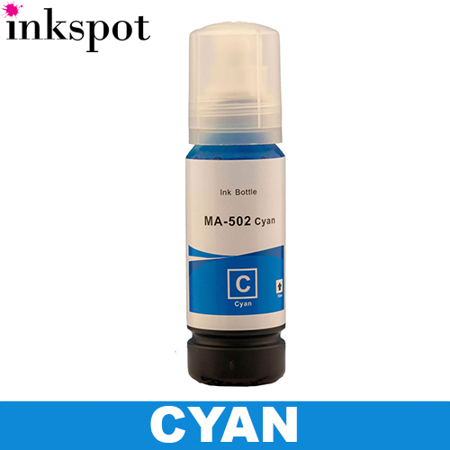 Epson Remanufactured T502 Cyan Eco Tank Ink Bottle