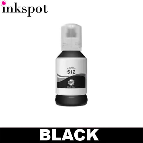 Epson Remanufactured T512 Black Eco Tank Ink Bottle