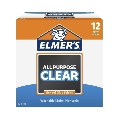 Elmers All Purpose School Glue Stick 40g  - Box of 12