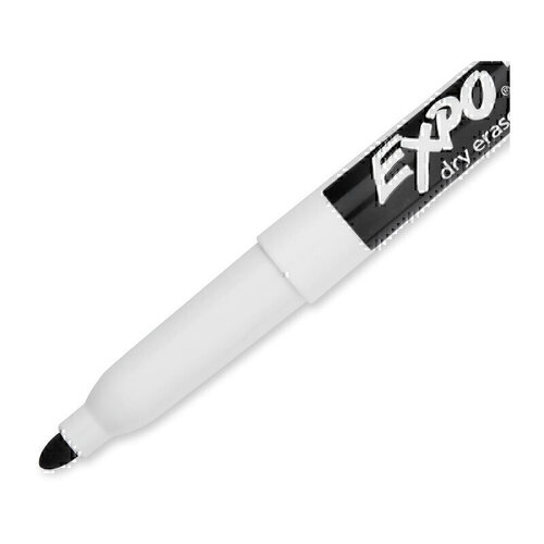 Expo Fine Tip Whiteboard Marker Black - Box of 12
