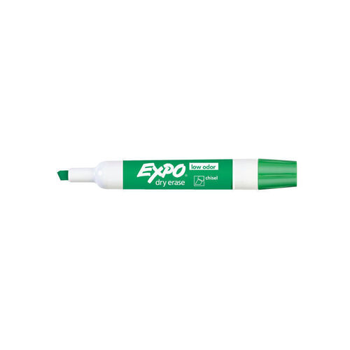 Expo Whiteboard Marker Chisel Tip Green - Box of 12