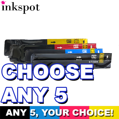 HP Compatible 970/971 XL 5 Pack