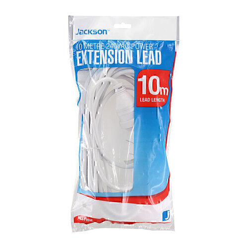 Jackson Extension Lead 10m White