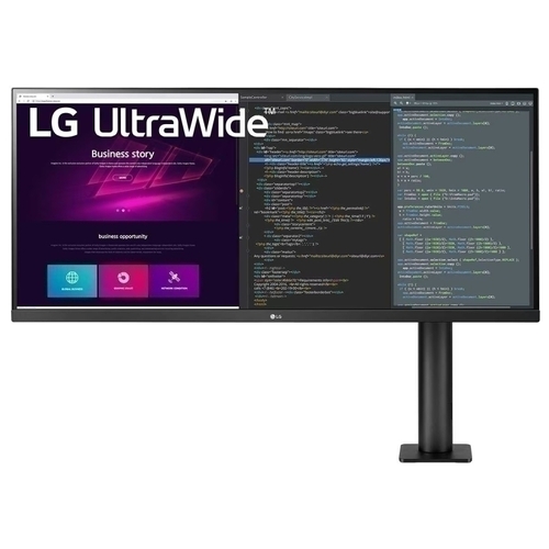LG 34'' 34WN780B QHD IPS UltraWide Ergo Monitor - 3440 x 1440 (21:9) / 5ms / 60Hz / VESA