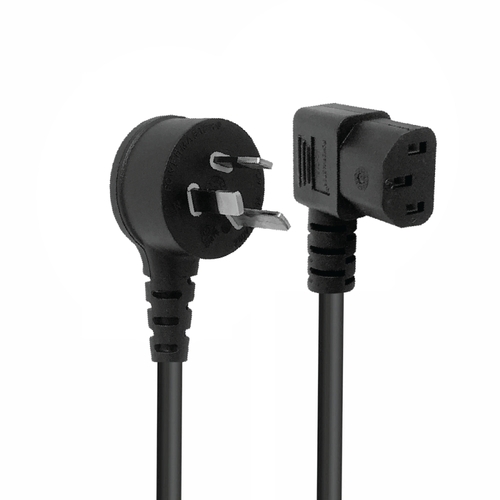 Lindy 2m R/A 3-pin to R/A IEC Power Cable
