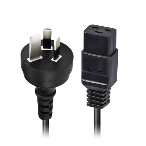 Lindy 1m 15Amp 3-pin to IEC C19 Power Cable