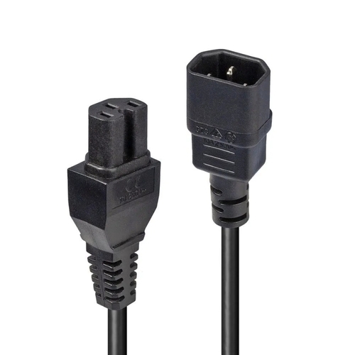 Lindy Hi-Temp Power Cable C14 Plug To C15 Socket - 2m