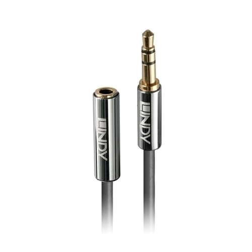 Lindy 1m 3.5mm Audio Extension Cable - Cromo Line