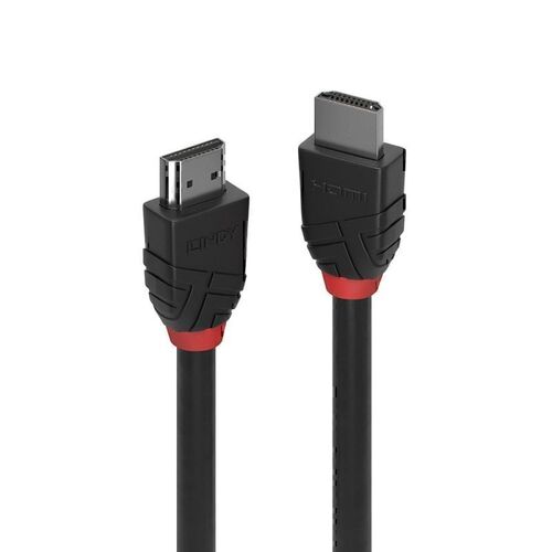 Lindy 0.5m HDMI High Speed Cable - Black Line